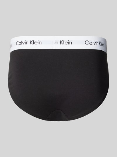 Calvin Klein Underwear Slip mit Label-Bund im 3er-Pack Black 3