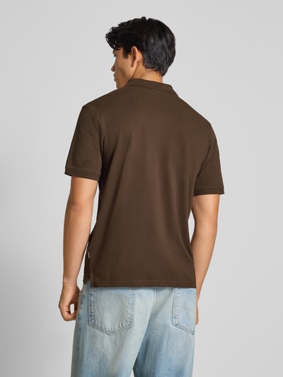 Jack & Jones Poloshirt met korte knoopsluiting Donkerbruin - 5