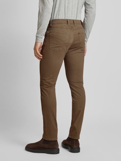 bugatti Modern fit chino in 5-pocketmodel, model 'Cordoba' Beige - 5