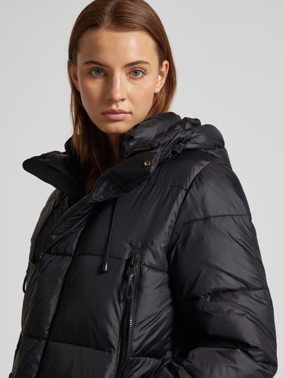 WITHBLACK Steppjacke mit Reißverschlusstaschen Black 3