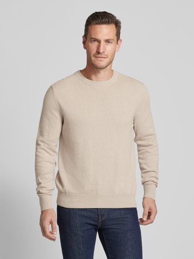 Marc O'Polo Loose fit pullover met ronde hals Offwhite - 4