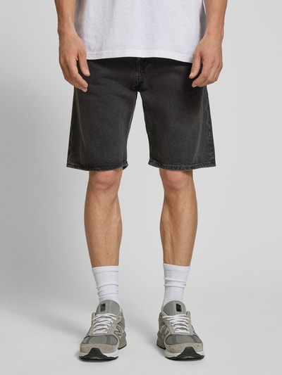 Jack & Jones Baggy Fit Jeansshorts im 5-Pocket-Design Modell 'ALEX' Black 4