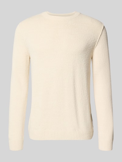 Marc O'Polo Denim Regular Fit Strickpullover aus Baumwoll-Mix Offwhite 2