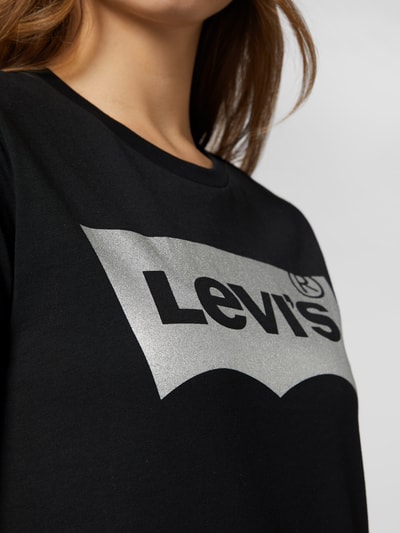 Levi's® T-shirt met logo Zwart - 3