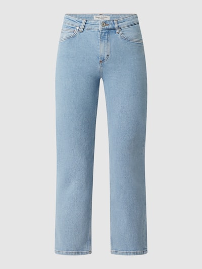 Marc O'Polo Straight Fit Cropped Jeans mit Stretch-Anteil Modell 'Linde' Jeansblau 2