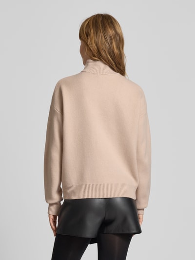 Pieces Regular fit pullover met schipperskraag, model 'OREE' Beige - 5