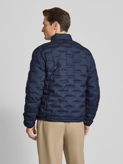 Cinque Gewatteerd jack met opstaande kraag, model 'SURF' Marineblauw - 5