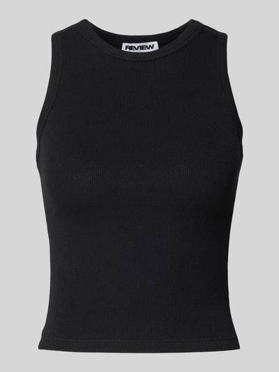 Review Tanktop in Ripp-Optik Black 2