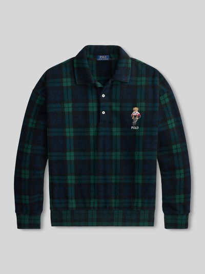 Polo Ralph Lauren Relaxed Fit Sweatshirt aus Fleece mit Logo-Stitching Modell 'MAGIC' Black 3
