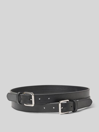 Lauren Ralph Lauren Pasek skórzany ze sprzączką w zestawie 2 szt. Czarny 1