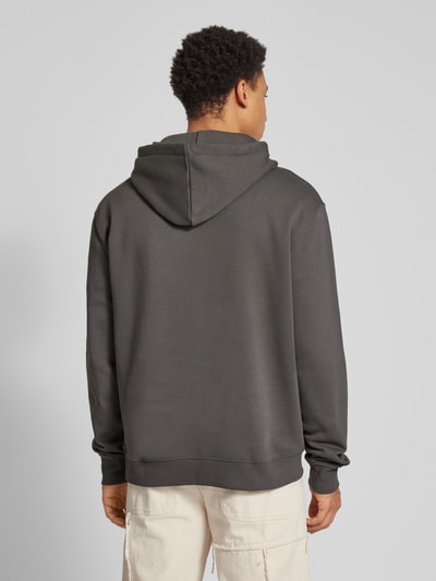 KARL KANI Hoodie met labelstitching Donkergrijs - 5