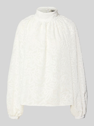 Drykorn Blusenshirt mit Stehkragen Modell 'DUMONDA' Offwhite 2