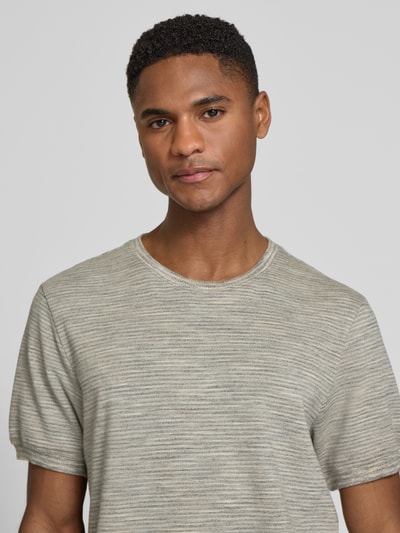camel active T-shirt met ronde hals Jeansblauw - 3