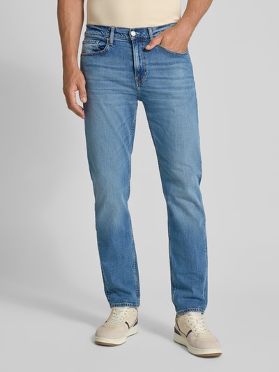 Armedangels Jeansy o kroju straight fit z mieszanki bawełny model ‘DYLAANO’ Niebieski 4