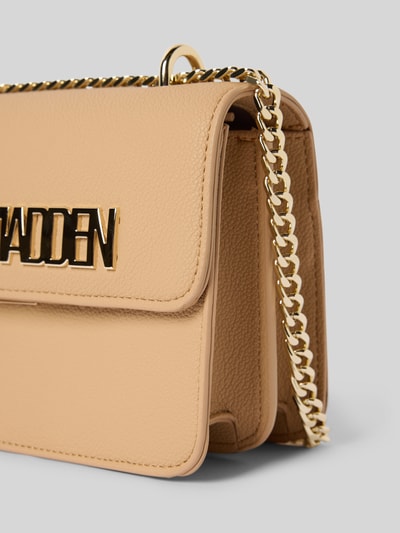 Steve Madden Crossbodytas met logo-applicatie, model 'Stakes' Beige - 3