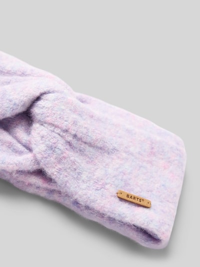 Produktfoto, Stirnband mit Knotendetail Modell 'Witzia' von Barts in zartem Flieder mit melierter Struktur, Damen Stirnband von Barts