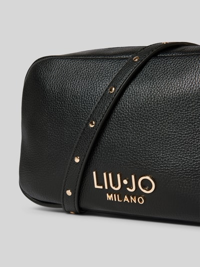 Liu Jo White Handtasche mit Label-Applikation Modell 'EVRIN' Black 3