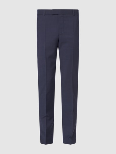 Strellson Pantalon van scheerwol, model 'Max' Marineblauw - 1