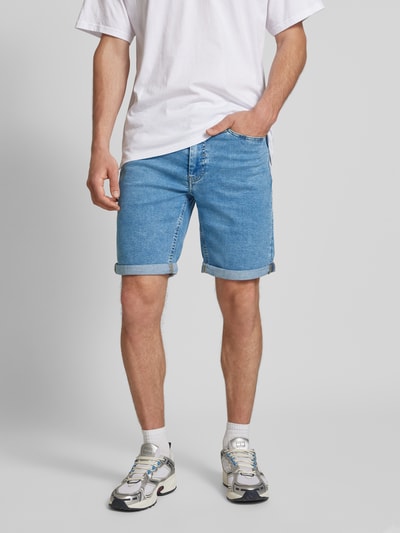 Blend Korte skinny fit jeans in 5-pocketmodel, model 'TWISTER' Lichtblauw - 4