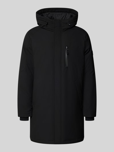 Antony Morato Płaszcz z kapturem Czarny 2
