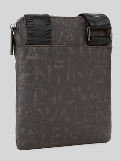 Valentino Bags Umhängetasche mit Label-Prägung Modell 'KING' Dunkelbraun 3