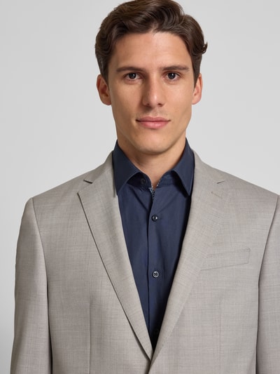 HECHTER PARIS Slim Fit 2-Knopf-Sakko mit Pattentaschen Modell 'H-Xtension' Hellgrau 3