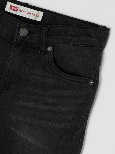 Levi’s® Kids Slim Tapered Fit Jeans mit Stretch-Anteil Modell '512™'  Mittelgrau Melange 2