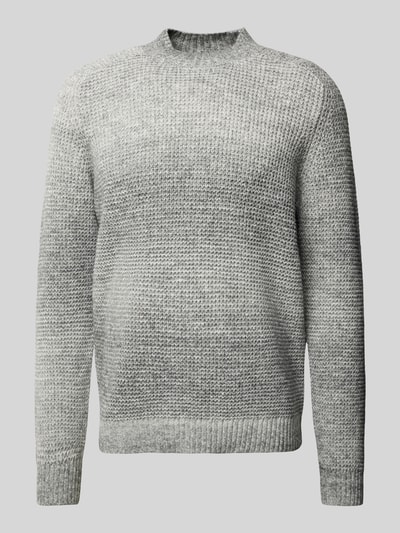 Cinque Strickpullover mit Stehkragen Modell 'CITHONE' Anthrazit Melange 1