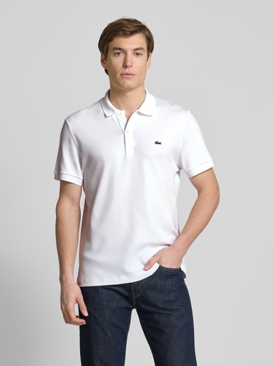 Lacoste Regular fit poloshirt met labeldetail Wit - 4