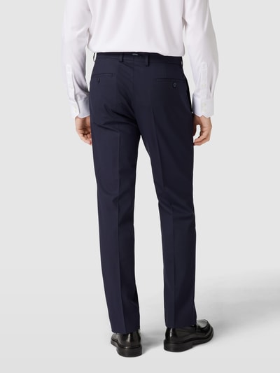 HECHTER PARIS Chino met bandplooien Marineblauw - 5