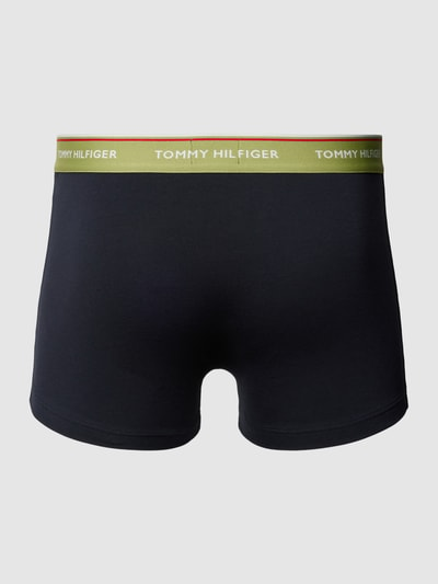 Tommy Hilfiger Trunks mit elastischem Logo-Bund im 3er-Pack Dunkelblau 3