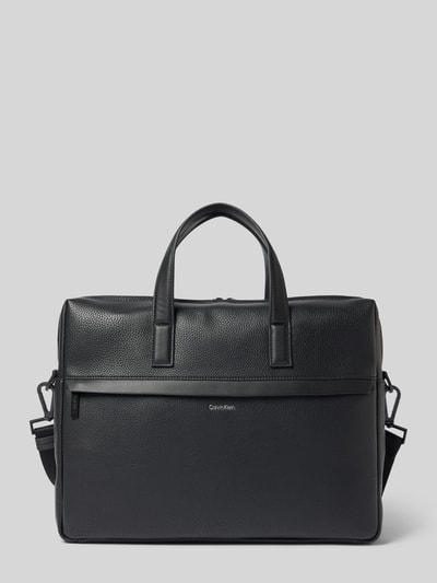 CK Calvin Klein Laptoptas met labelapplicatie, model 'CK MUST' Zwart - 2