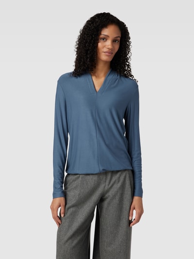 Tom Tailor Longsleeve mit V-Ausschnitt Rauchblau 4