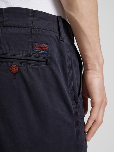 Superdry Regular Fit Chinoshorts mit seitlichen Eingrifftaschen Dunkelblau 3