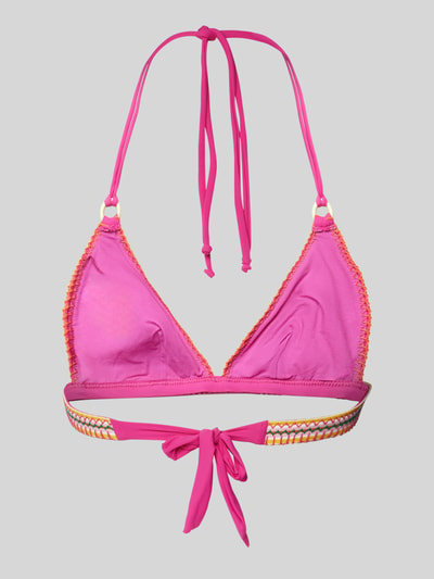 Banana Moon Bikini-Oberteil mit Schnürverschluss Modell 'WAKO' Fuchsia 3