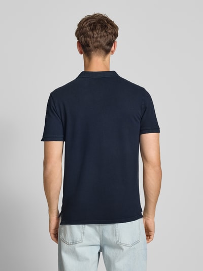 Superdry Regular Fit Poloshirt mit Label-Stitching Dunkelblau 5