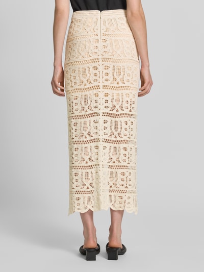 GUESS Maxirock mit Häkelspitze Modell 'OCTAVIA' Sand 5