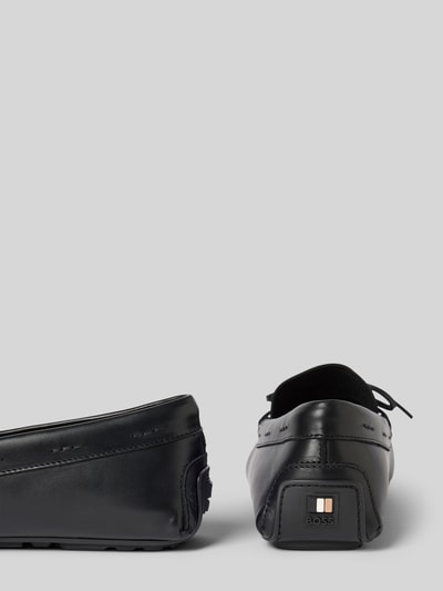 BOSS Mokassins mit Label-Prägung Modell 'Noel' Black 2