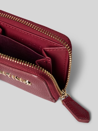 VALENTINO BAGS Pasjeshouder met labelopschrift, model 'DIVINA' Bordeaux - 3