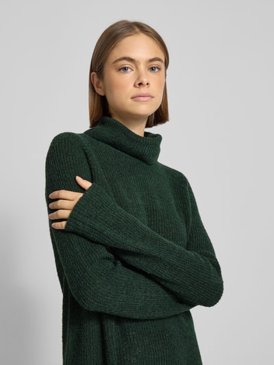 Pieces Golf o luźnym kroju z raglanowymi rękawami model ‘ELLEN’ Ciemnozielony 3