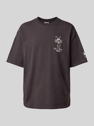 DEUS EX MACHINA T-Shirt mit Label-Print Anthrazit 2