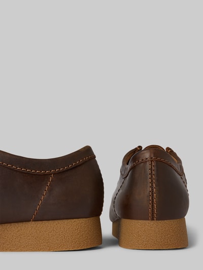 Clarks Wallabees van echt leer, model 'Evo' Middenbruin - 2