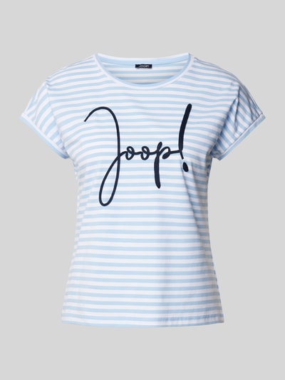 JOOP! T-shirt met labelstitching, model 'Teri' Bleu - 1