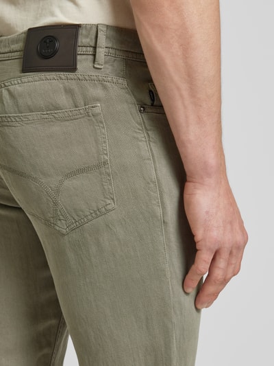 JOOP! Collection Modern Fit Jeans im 5-Pocket-Design Modell 'Fortress' Oliv 3