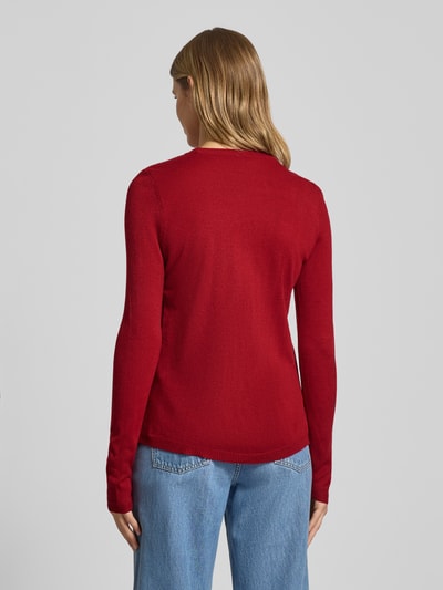 ONLY Sweter świąteczny o kroju regular fit z napisem model ‘XMAS GINGERBREAD’ Czerwony 5