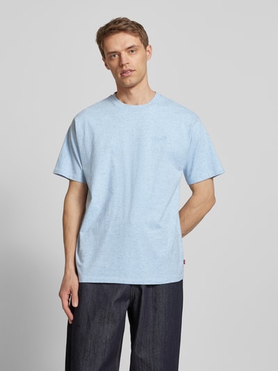 Levi's® T-shirt z wyhaftowanym logo Jasnoniebieski 4