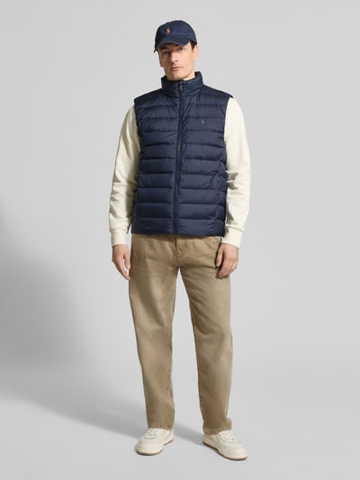 Polo Ralph Lauren Regular Fit Daunenweste mit Logo-Stitching Marine 1