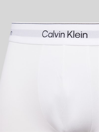 Calvin Klein Underwear Regular Fit Trunks aus Baumwoll-Mix im 3er-Pack Black 2