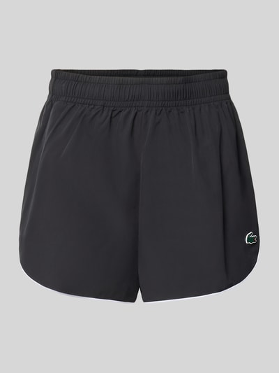 Lacoste Sport Regular Fit Sportshorts mit elastischem Bund Black 1