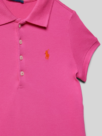 Polo Ralph Lauren Teens T-Shirt mit Polokragen Pink 2